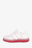 Christian Dior White Calfskin & Transparent Red Rubber Dior-id Sneaker Size 37