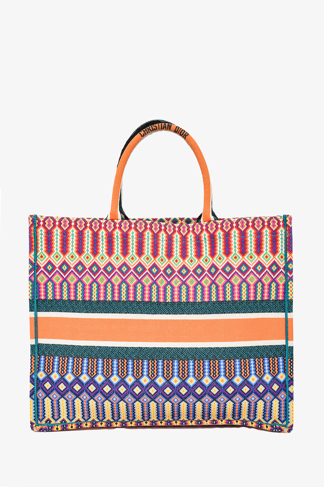 Dior book tote orange online