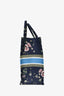 Christian Dior 2022 Navy Patterned Large Book Tote