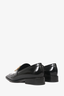 Christian Dior Black Brushed Leather 'Direction' Loafers Size 36