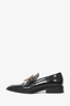 Christian Dior Black Brushed Leather 'Direction' Loafers Size 36