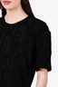 Christian Dior Black Large Monogram Embossed Top Size S Mens