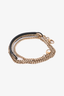 Christian Dior Black Leather Sequin Mini Lady Dior