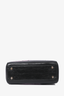 Christian Dior Black Leather Sequin Mini Lady Dior