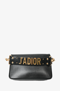Christian Dior Black Leather Small J'adior 2Way Bag (As Is)