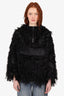 Christian Dior Black Shag Toile De Jouy Size S