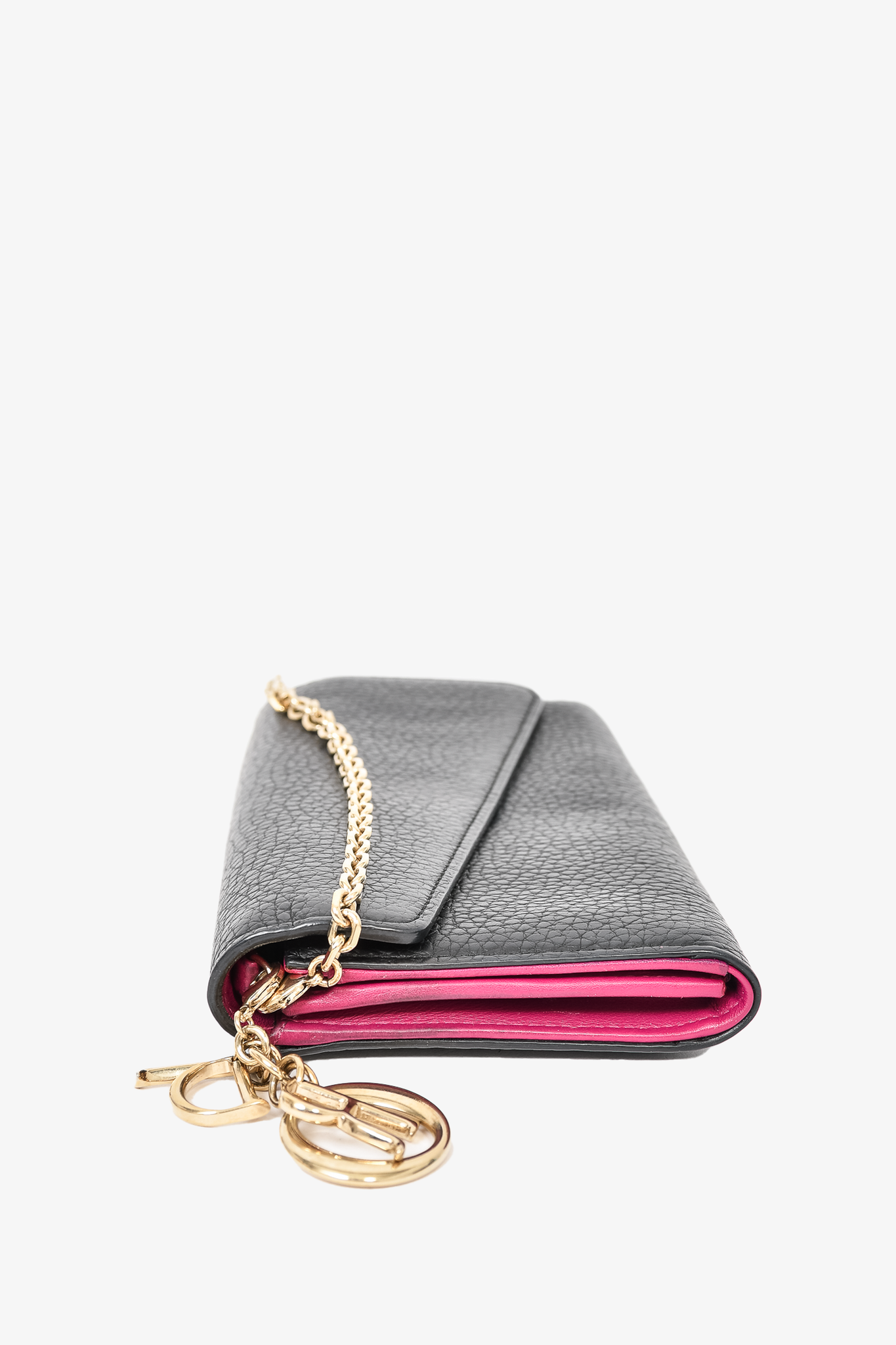 Christian Dior Black 'Diorissimo Rencontre' Wallet on Chain