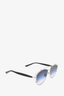 Christian Dior Blue Gradiant Silver Aviator Sunglasses