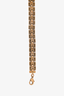 Christian Dior Brass Gold Toned Star Drop Choker Necklace