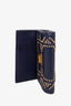 Christian Dior Dark Blue Diorama Compact Wallet