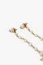 Christian Dior Gold Tone Butterfly Pearl Drop Metamorphose Earring