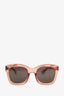 Christian Dior Pink Frame Square Tinted Sunglasses