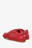Christian Dior Red Oblique Leather B27 Low Top Sneaker Size 38
