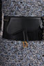 Christian Dior Runway Black Leather Corset Saddle Belt