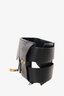 Christian Dior Runway Black Leather Corset Saddle Belt