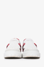 Christian Dior White/Pink Leather 'Dior-Id' Sneakers Size 37