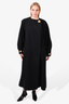 Christian Lacroix by Leone Black Wool/Cashmere/Angora Oversized Coat US 6