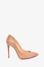 Christian Louboutin Beige Patent Leather So Kate Pumps Size 38.5
