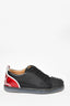 Christian Louboutin Black 'Louis Junior Spike' Sneakers Size 40 Mens