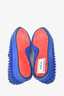 Christian Louboutin Electric Blue Suede Studded Slip On Sneakers Size 41