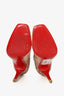 Christian Louboutin Python Leather Round Toe Heels Size 36.5