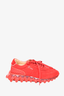 Christian Louboutin Red Suede 'Loubishark' Sneakers Size 42