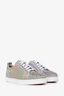 Christian Louboutin Silver Studded Reflective Sneakers Size 41 Mens