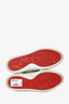Christian Louboutin White Leather Sneakers with Red Trim Size 39