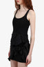 Cinq a Sept Black Bow Detail Sleeveless Mini Dress Size 2