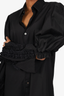 Comme des Garcons Black Tier Ruffled Sleeves Shirt Dress Size M