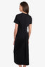 Comme des Garcons Black Twisted Short-sleeve Maxi Dress Size L