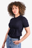 Comme des Garçons Navy Wool Cinches Knit Top Size XS