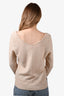 Cuyana Beige Cashmere Sweater Size M