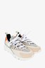 Pierre Hardy Grey/Orange Tri-Fabric Sneakers Size 39
