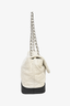 Pre-loved Chanel™ 2011 White/Black 2-Toned Lambskin Flap Shoulder Bag