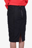 D&G Black Lace Midi Skirt Size 42