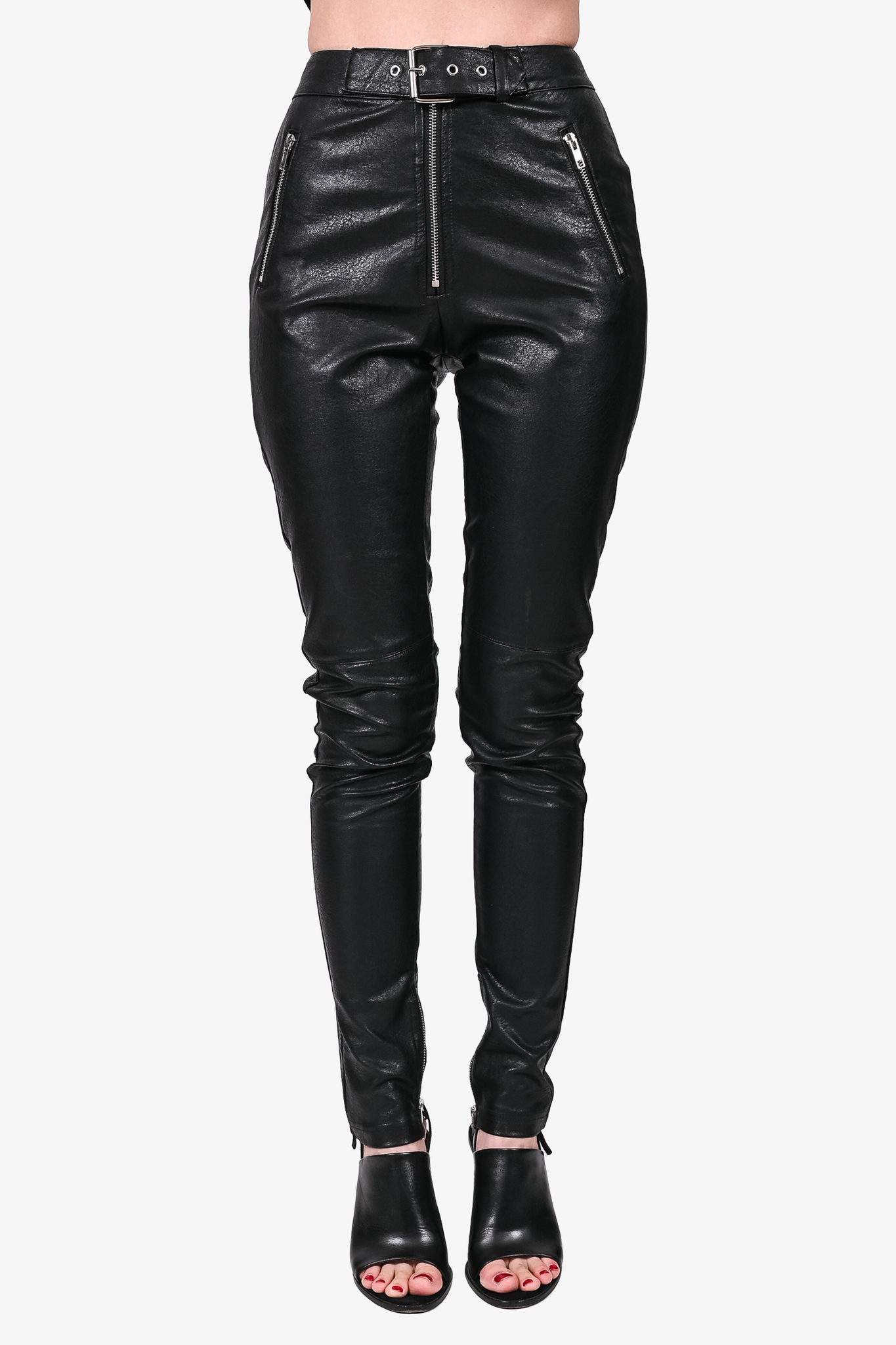 Danielle guizio 2025 leather pants