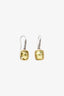 David Yurman 18K Yellow Gold/Sterling Silver Green Citrine 'Noblesse' Drop Earrings