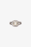 David Yurman Sterling Silver Diamond Prasiolite Ring