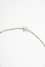 David Yurman Sterling Silver Mother Of Pearl And Pave Diamond Tag Necklace