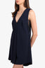 Derek Lam 10 Crosby Navy Blue Sleeveless Dress Size 6