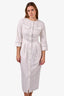 Derek Lam White Button-Up Midi Dress Size 4
