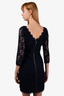 Diane Von Furstenberg Navy Blue Lace Dress Size 6