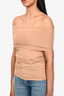 Dion Lee Beige Ruched Tube Top Size XXS
