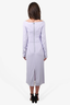Dion Lee Purple Arch Longline Corset Dress Size 4