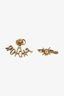 Christian Dior Aged Gold  "J'Adior" Earrings