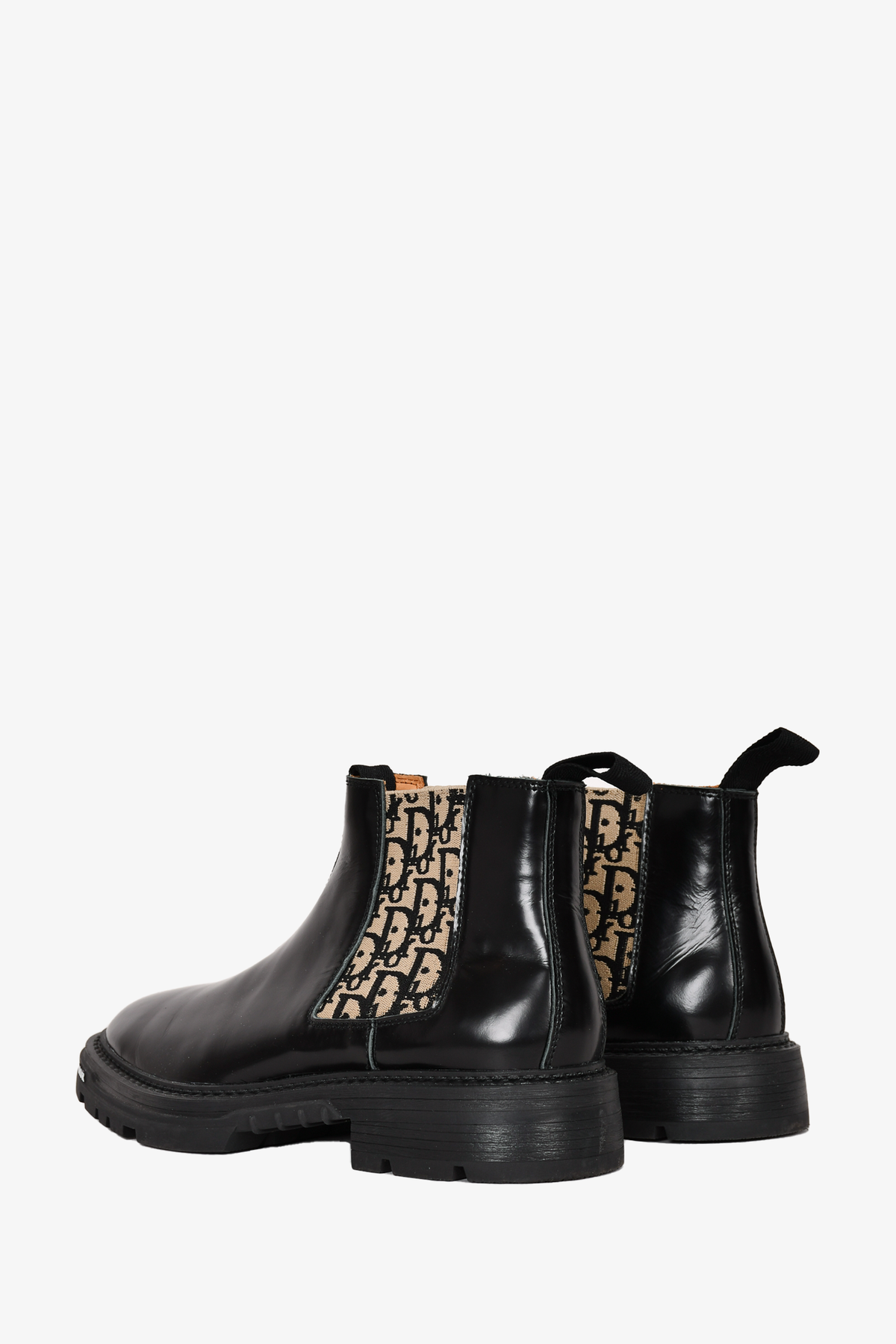Dior Homme Black Leather/Oblique 