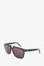 Dior Homme Blue Frame Square Tinted Sunglasses