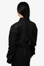 Dior X Sacai Black Collar Button Down Top Size 38