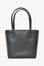 Dolce & Gabbana Black Leather Mini Shopper Tote w/ Pouch